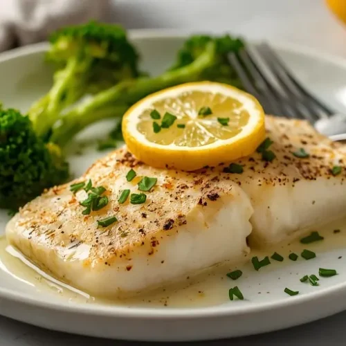 baked cod with lemon butter recipe