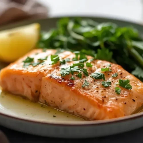 garlic butter salmon recipe