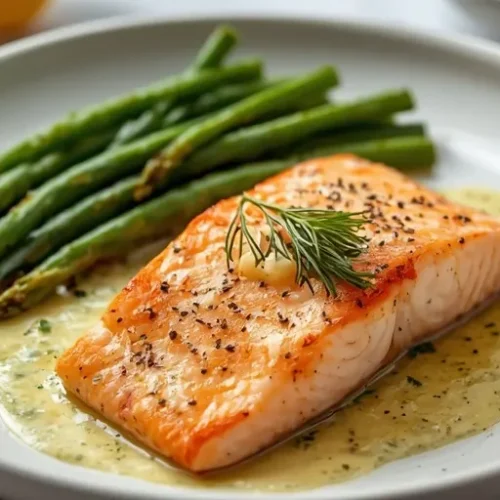 air fryer dill butter salmon recipe