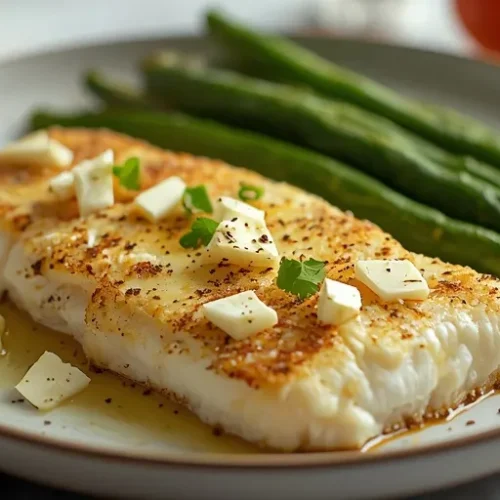 Air Fryer Garlic Butter White Fish recipe