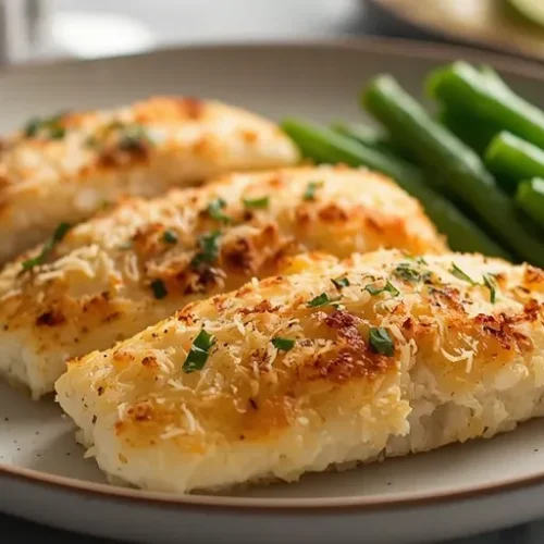 air fryer garlic parmesan fish recipe