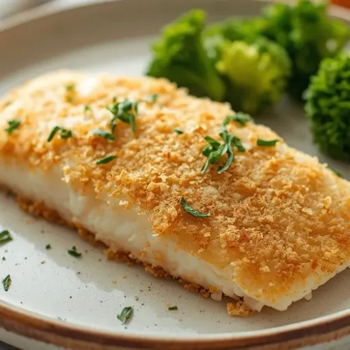 Air Fryer Parmesan Crusted Tilapia recipe