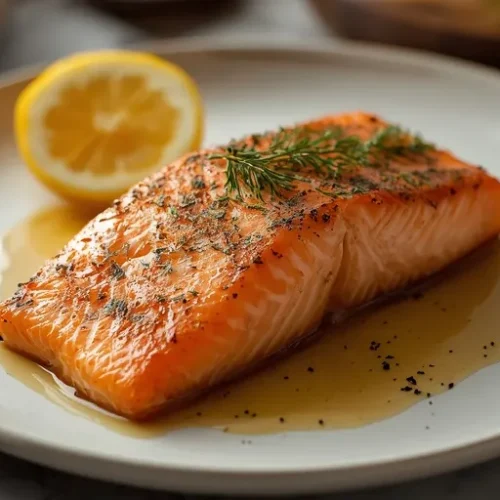 oven baked lemon dill salmon recipe