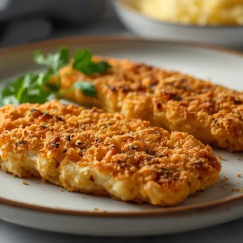 Air Fryer Crispy Pollock Fillets recipe