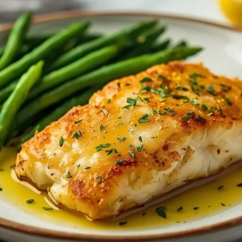 Air Fryer Garlic Herb Cod recipe