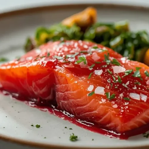 Beet-Cured Salmon recipe