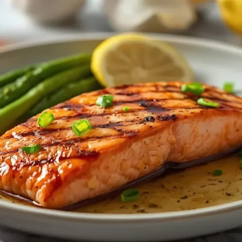 Honey Garlic Grilled Salmon recipe