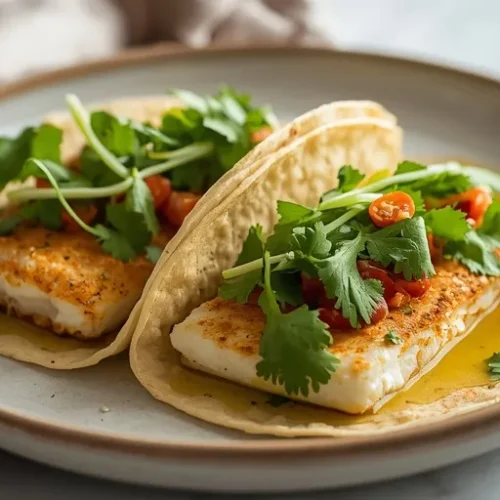 oven baked cod fish tacos recipe