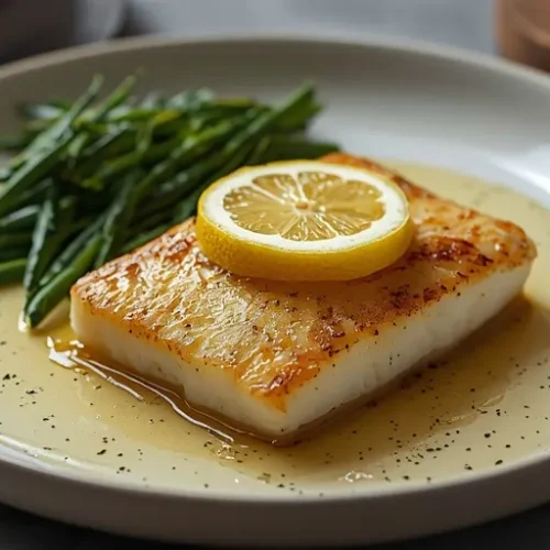 skillet lemon butter cod recipe