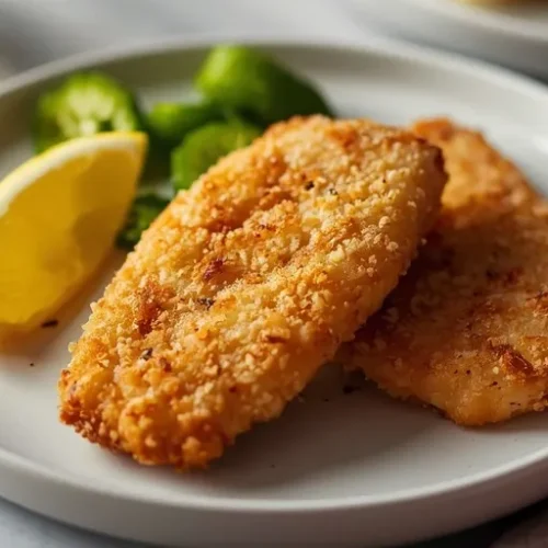 Air Fryer Crispy Haddock Fillets recipe
