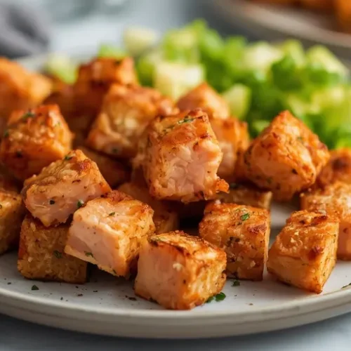 Air Fryer Ranch Salmon Bites recipe