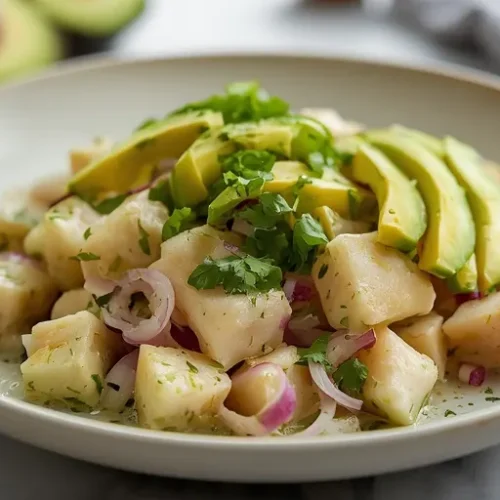 Avocado Fish Ceviche recipe