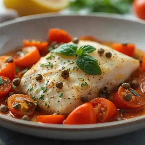 baked mediterranean white fish recipe
