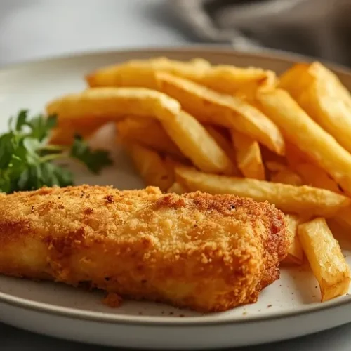 Cod Fish and Chips Air Fryer recipe
