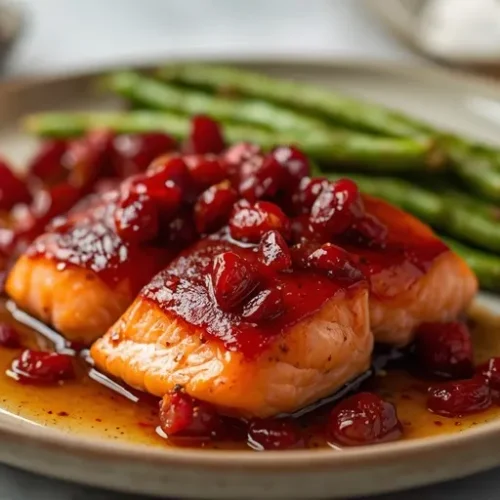 Cranberry Maple Smoked Salmon recipe