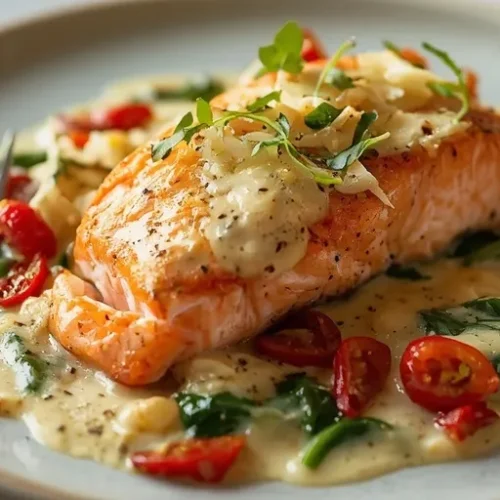 creamy marry me salmon skillet recipe