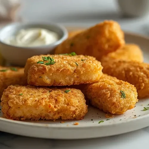 Fried Cod Nuggets recipe