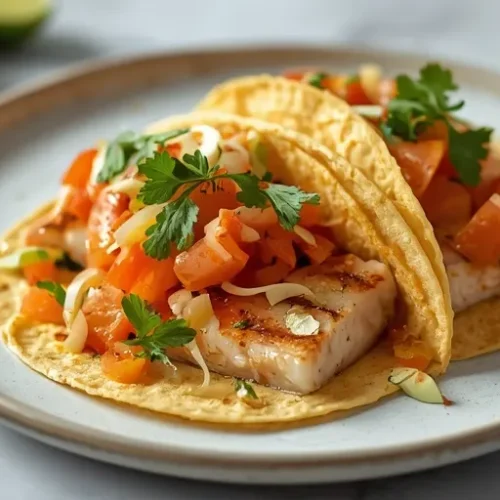 Grilled Mahi Mahi Tacos recipe