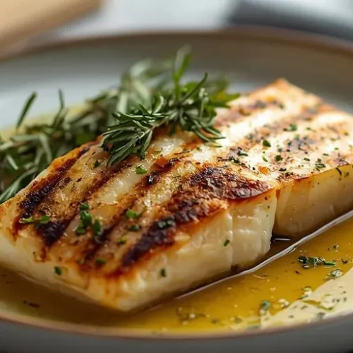 Grilled Sea Bass with Herbs recipe