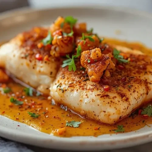 Oven Baked Cajun White Fish recipe