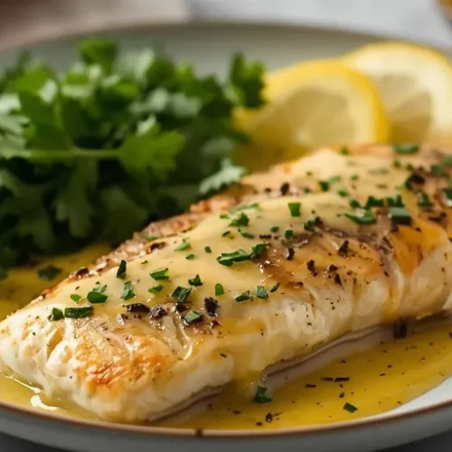 Oven Garlic Butter Trout Fillets recipe