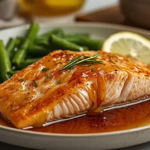 pan seared honey garlic salmon recipe