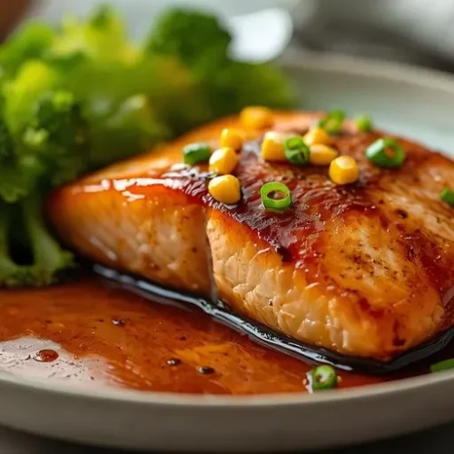 pan seared teriyaki salmon recipe