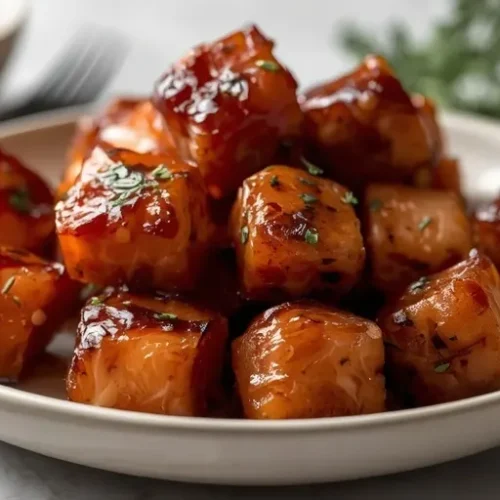 Smoked Salmon Burnt Ends recipe