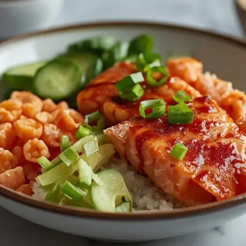 Spicy Salmon Poke Bowl recipe