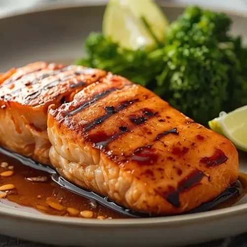 Teriyaki Grilled Salmon recipe