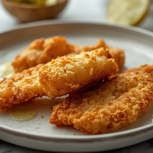 Dill Pickle-Brined Fried Fish recipe