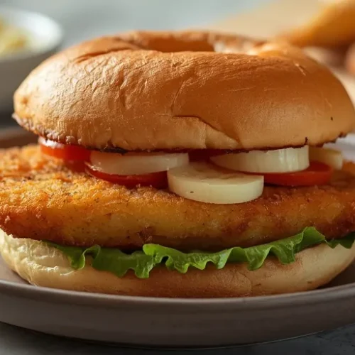 Fried Haddock Sandwich recipe