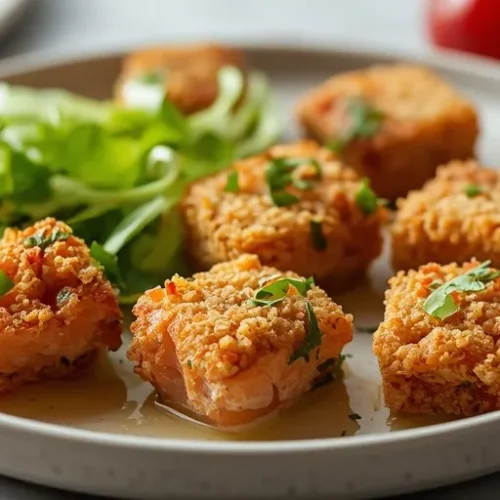 Fried Salmon Bites recipe