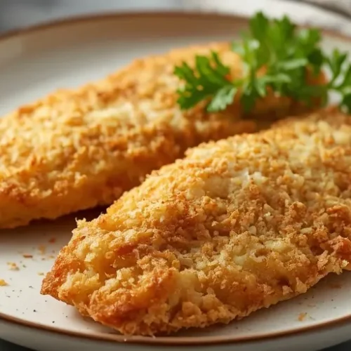 Garlic Parmesan Fried Fish recipe