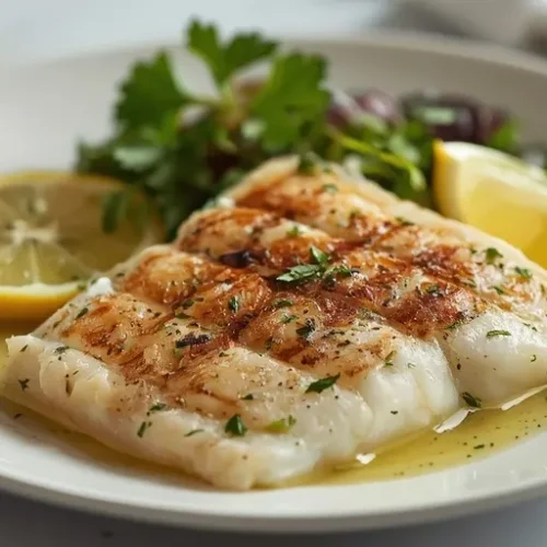 Grilled Flounder with Lemon recipe