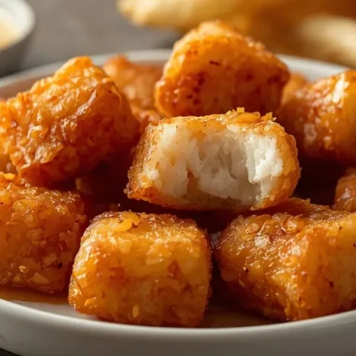 Hot Honey Fried Fish Bites recipe