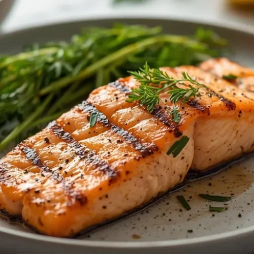 Lemon Pepper Grilled Salmon recipe