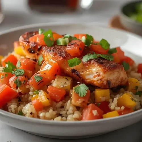 Skillet Southwest Fish Bowls recipe