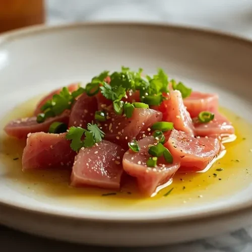 Tuna Crudo with Jalapeño recipe